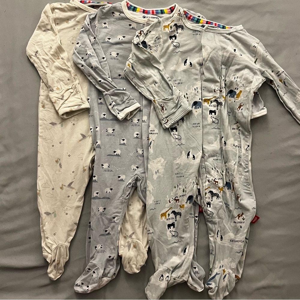 Magnetic Me Baby Footies - Neutral Multi Pack